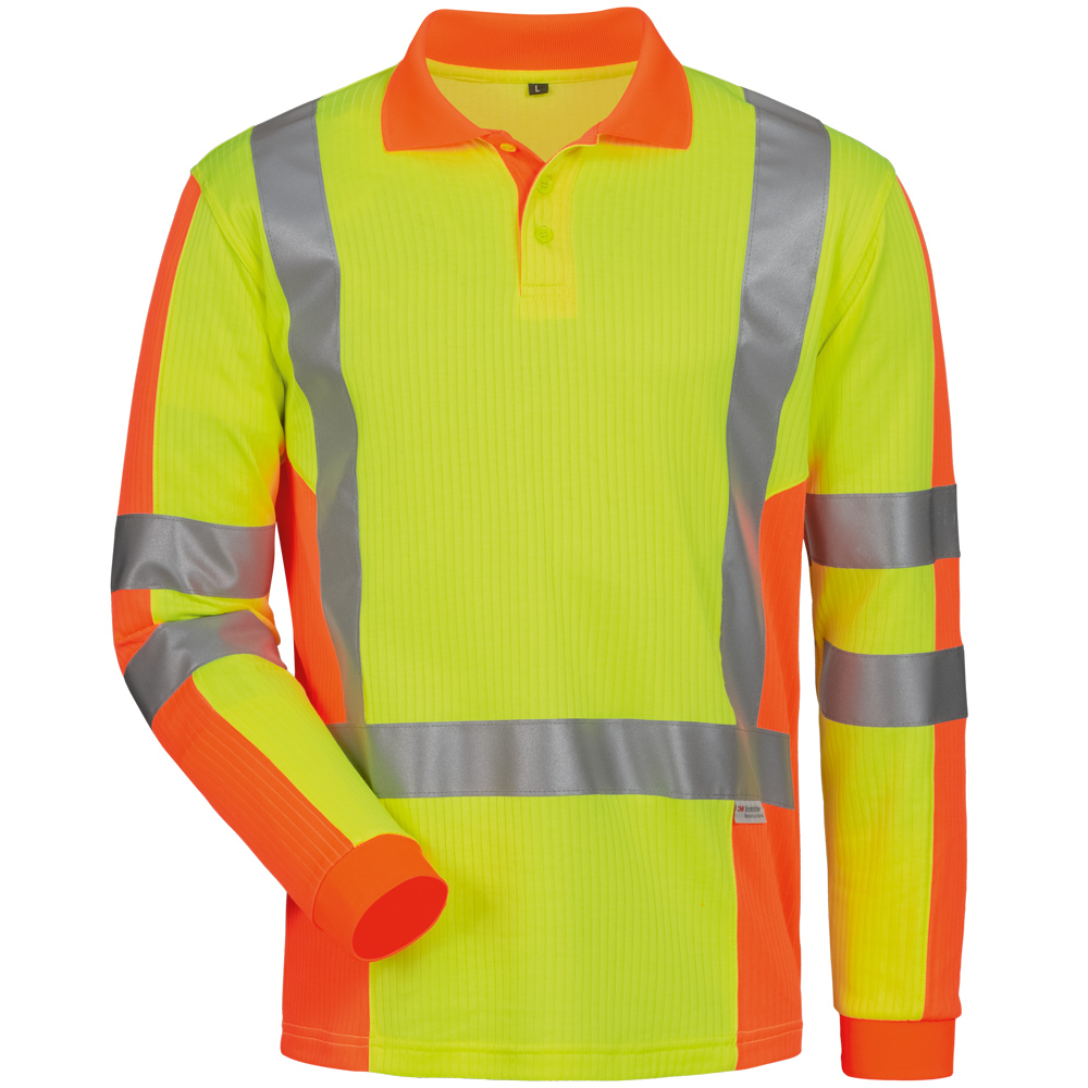 *VEENDAM* UV-WARNSCHUTZ-LANGARM-POLO-SHIRT