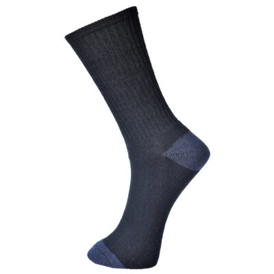 SK13 - Klassische Baumwollsocken Schwarz (Paar)